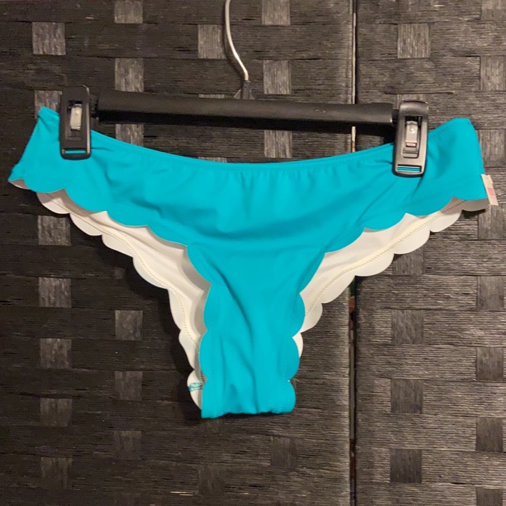 PINK Scalloped Bikini Bottoms